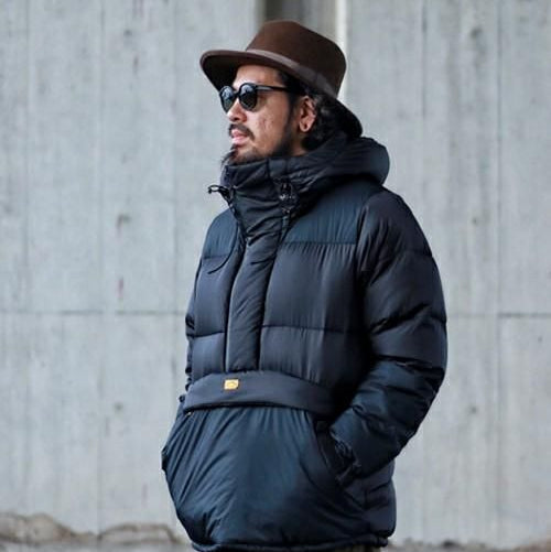LIST × NANGA PULLOVER DOWN JACKET