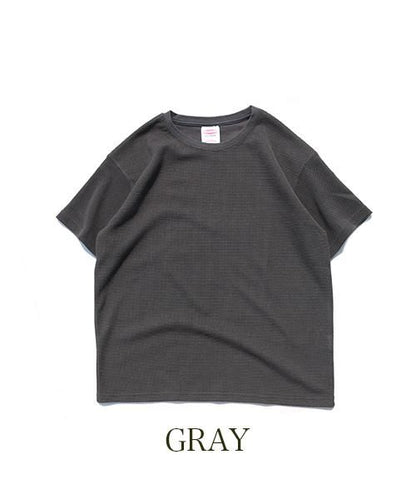 HEAVY WAFFLE TEE
