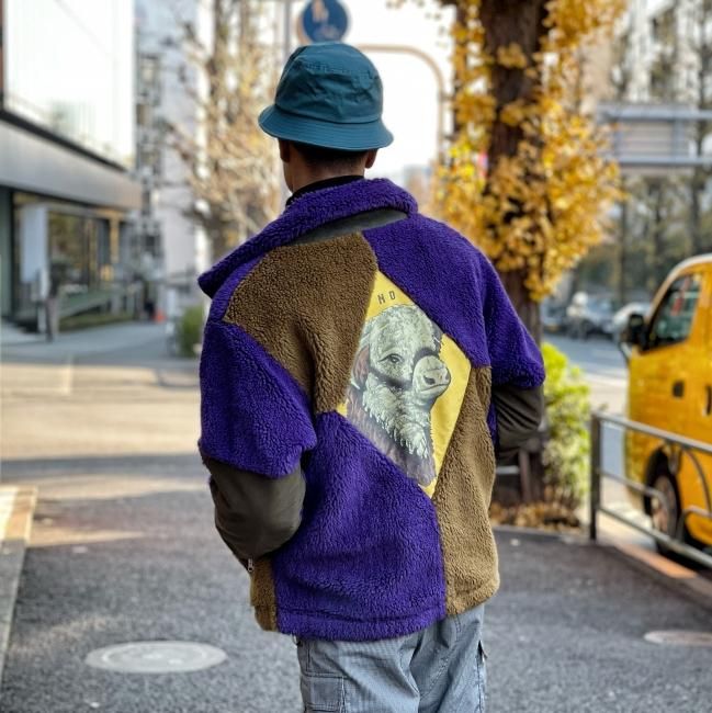 WHITE BUFFALO LIGHT BOA JACKET PICTURE BACK MIX