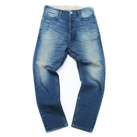 S600-s Sarouel Denim Stretch  -REAL DAMAGE-
