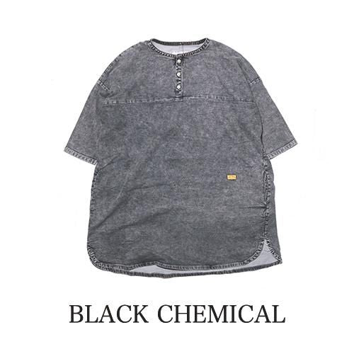 WIDE SPREAD DENIM SWEAT LONG HENRY