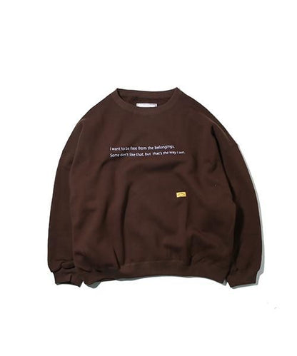 C.C.SWEAT CREW NECK