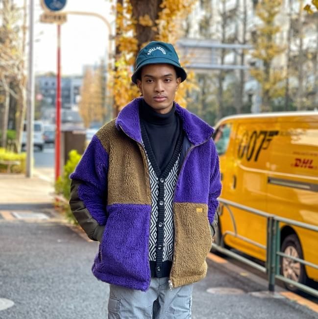 WHITE BUFFALO LIGHT BOA JACKET PICTURE BACK MIX