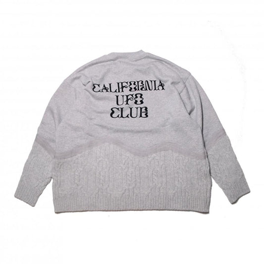 NEEDLE PUNCH UFO CLUB CREW SWEAT