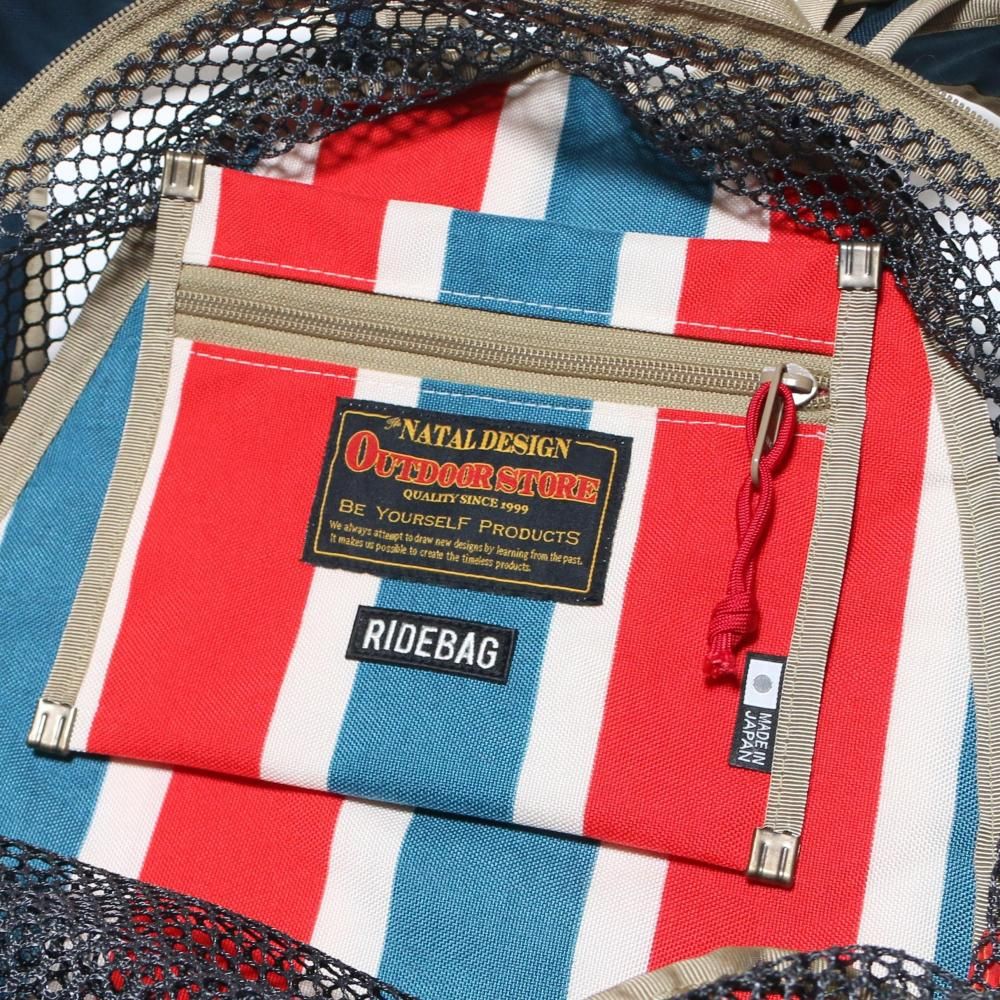 【抽選販売：9月中旬以降お届け予定】RIDE BAG MESH DAYPACK