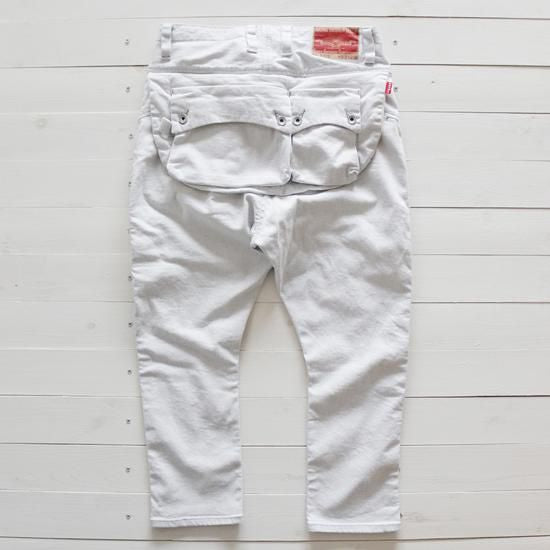 G55 Sarouel Flap Denim  Pants  -CARIB-