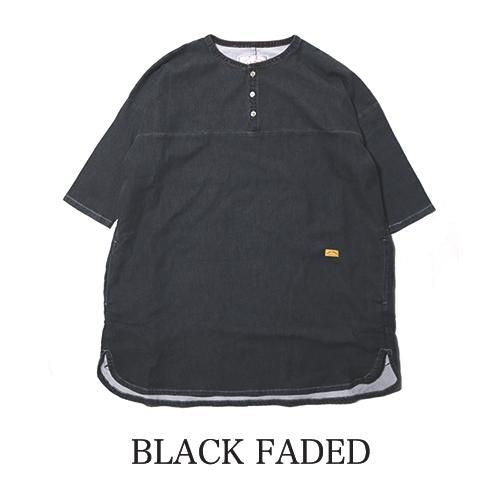 WIDE SPREAD DENIM SWEAT LONG HENRY