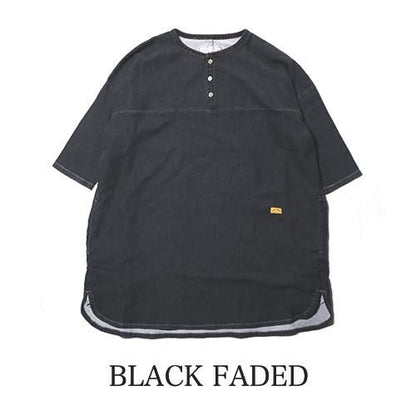 WIDE SPREAD DENIM SWEAT LONG HENRY