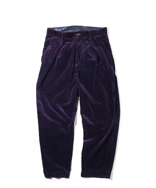ZOOTIE WIDE PANTS VELVET