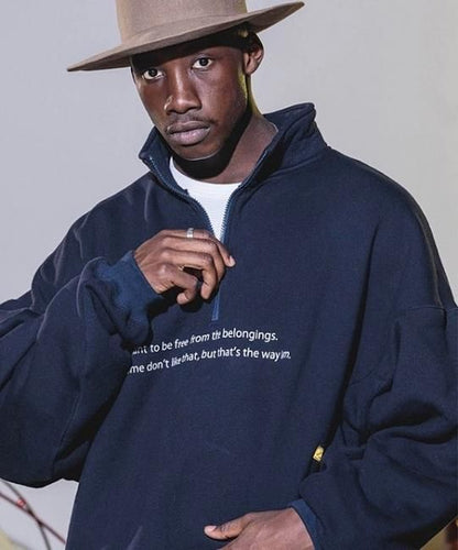 C.C.SWEAT HALF ZIP