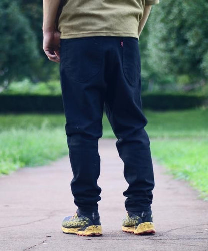 S600-s Sarouel Pants Stretch   -ALL BLACK-