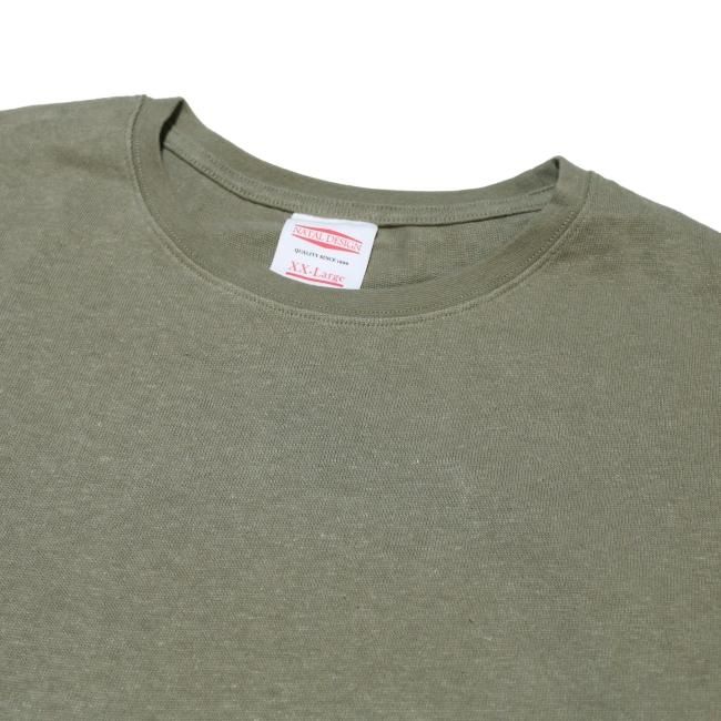 CREW NECK HEMP TEE HEAVY 4