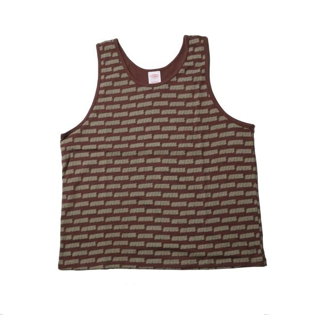 HEMP TANK TOP FAINT PRINTED