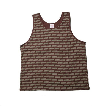 HEMP TANK TOP FAINT PRINTED