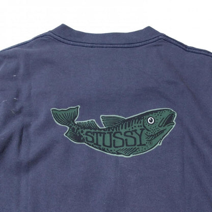 STUSSY 80年代黒タグ　”TROUT” TEE
