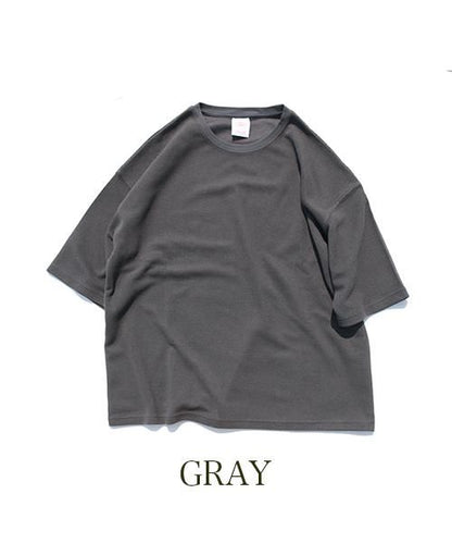 HEAVY WAFFLE WIDE TEE