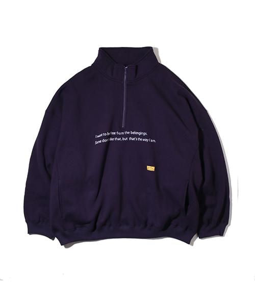 C.C.SWEAT HALF ZIP