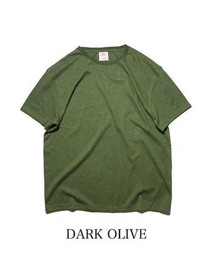 CREW NECK HEMP TEE HEAVY 3