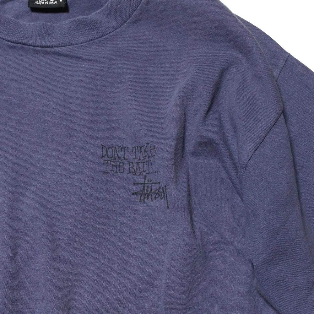 STUSSY 80年代黒タグ　”TROUT” TEE