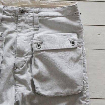 G55 Sarouel Flap Denim  Pants  -CARIB-