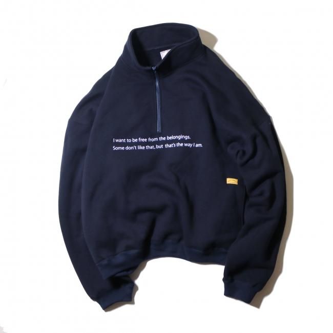 C.C.SWEAT HALF ZIP