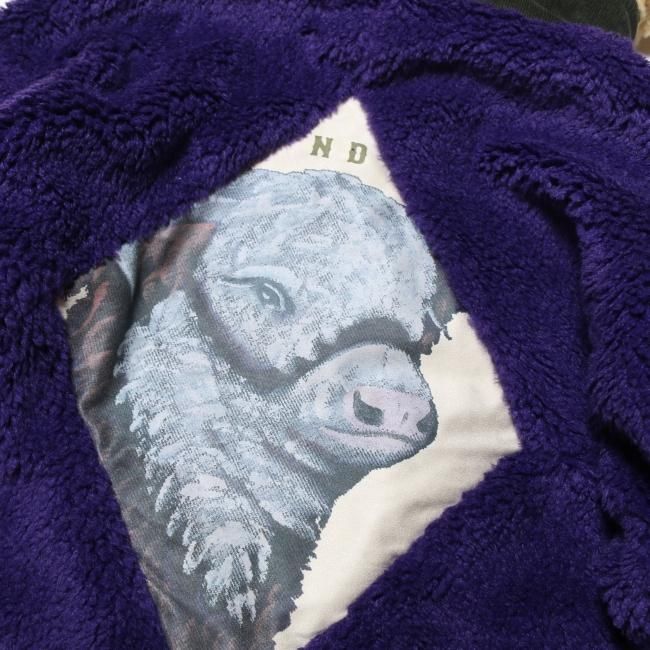 WHITE BUFFALO LIGHT BOA JACKET PICTURE BACK