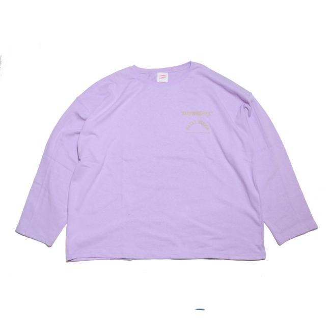 HEMP LONG SLEEVE TEE WIDE PRINTED DAYBREAKS