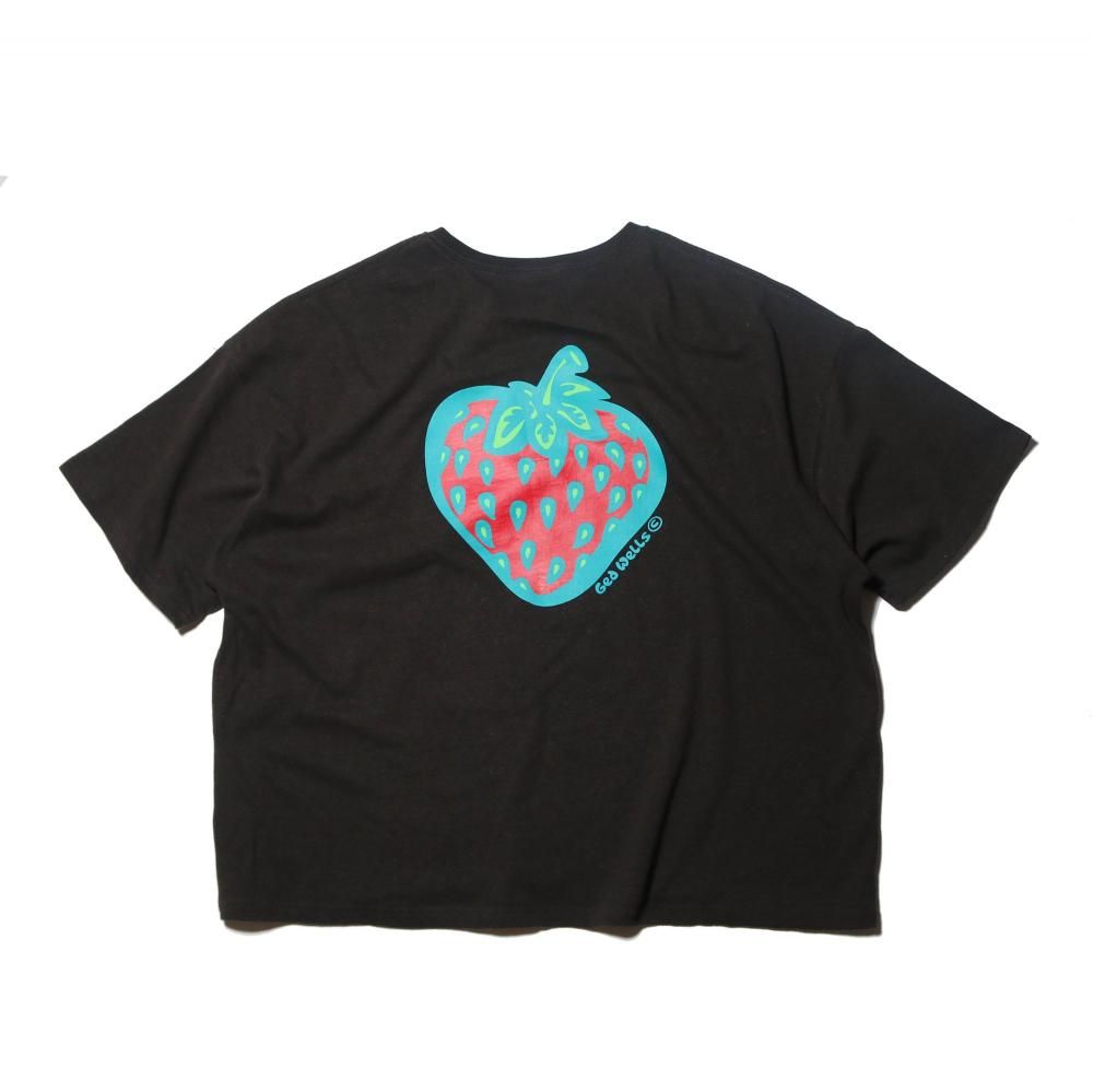 HEMP WIDE TEE strawberry ver.