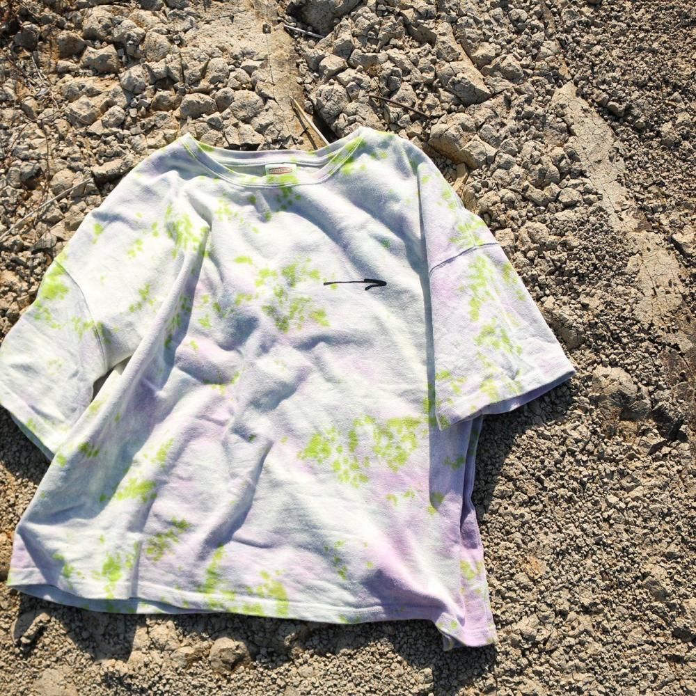 HEMP WIDE TEE 4 AIOT! DYE ver. LIGHT PURPLE