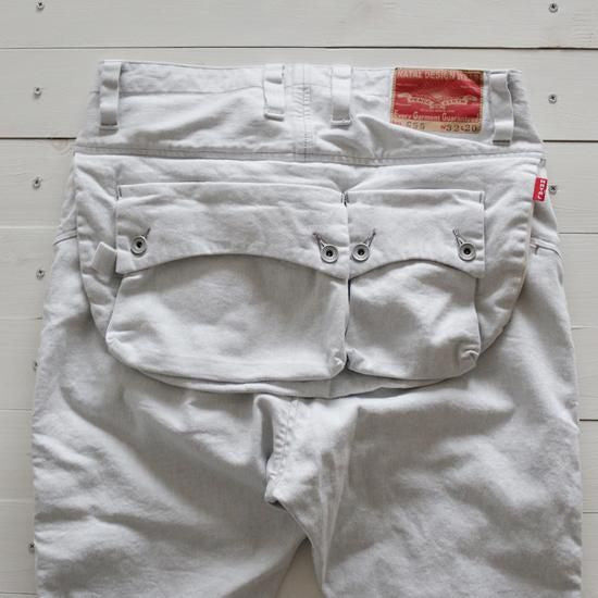 G55 Sarouel Flap Denim  Pants  -CARIB-