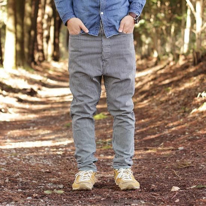 S600-s Sarouel Denim Stretch  -HICKORY-