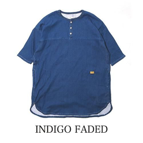 WIDE SPREAD DENIM SWEAT LONG HENRY