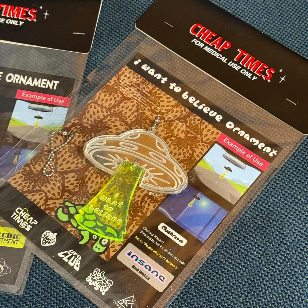 【予約商品：1月下旬以降のお届け予定】CHEAPTIMES UFO オーナメント