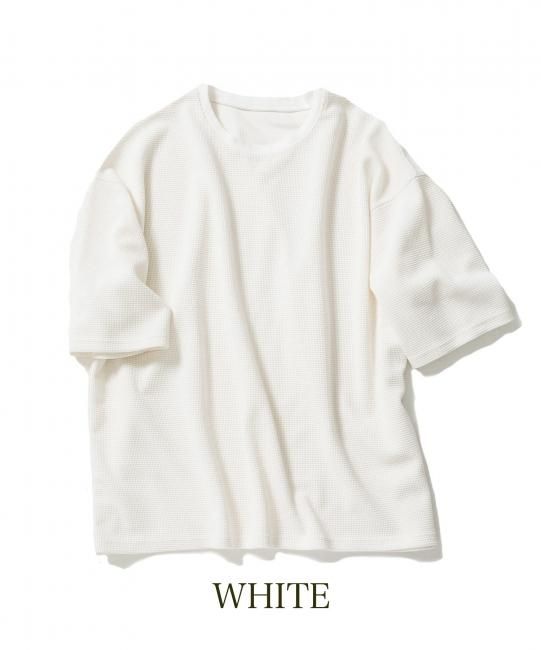 HEAVY WAFFLE WIDE TEE