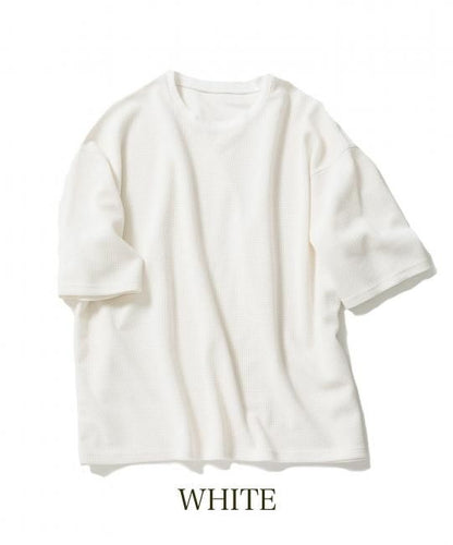 HEAVY WAFFLE WIDE TEE
