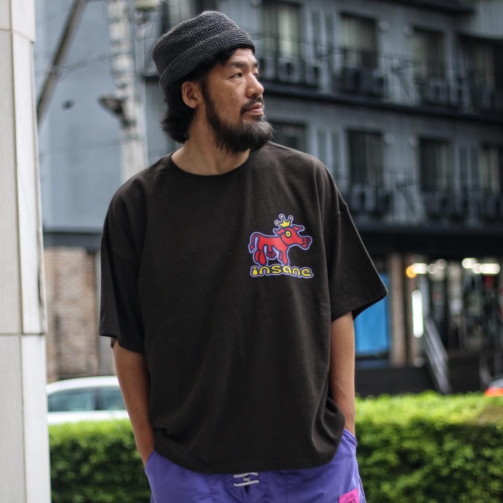 HEMP WIDE TEE mad cow ver.