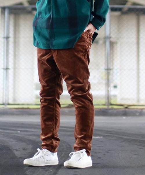 S600-ｓ Sarouel Pants Stretch Corduroy