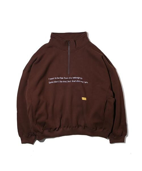 C.C.SWEAT HALF ZIP