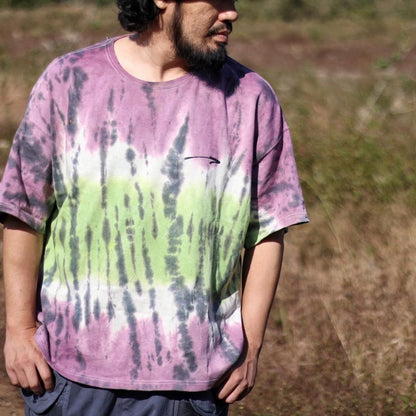 HEMP WIDE TEE 4 AIOT! DYE ver. PURPLE