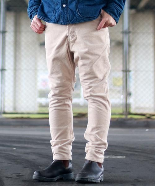 S600-ｓ Sarouel Pants Stretch Corduroy