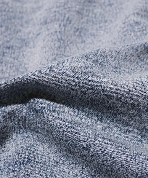 WIDE SPREAD DENIM SWEAT LONG HENRY