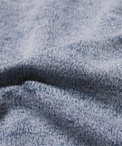 WIDE SPREAD DENIM SWEAT LONG HENRY