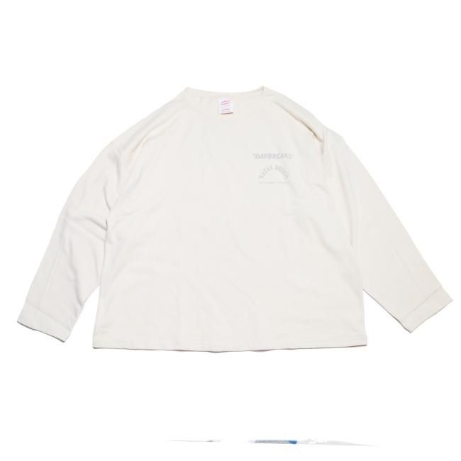 HEMP LONG SLEEVE TEE WIDE PRINTED DAYBREAKS