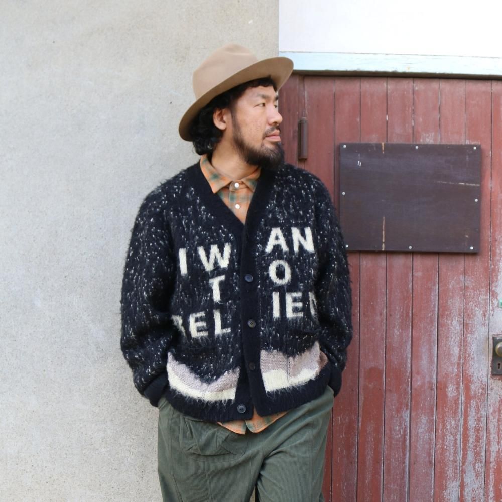 I WANT TO BELIEVE KNIT CARDIGAN