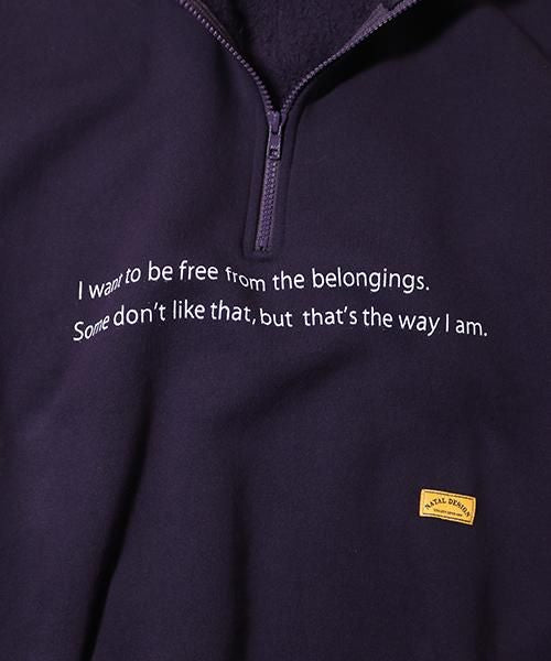 C.C.SWEAT HALF ZIP