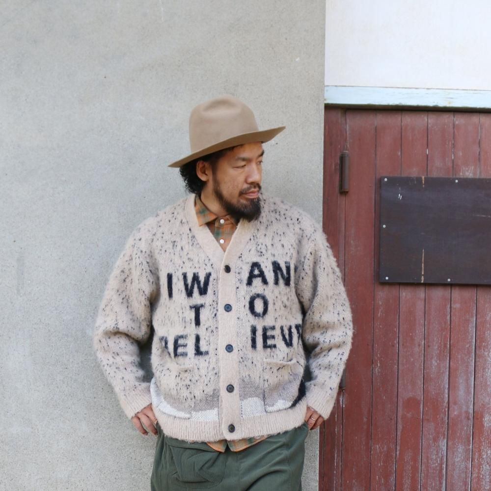 I WANT TO BELIEVE KNIT CARDIGAN