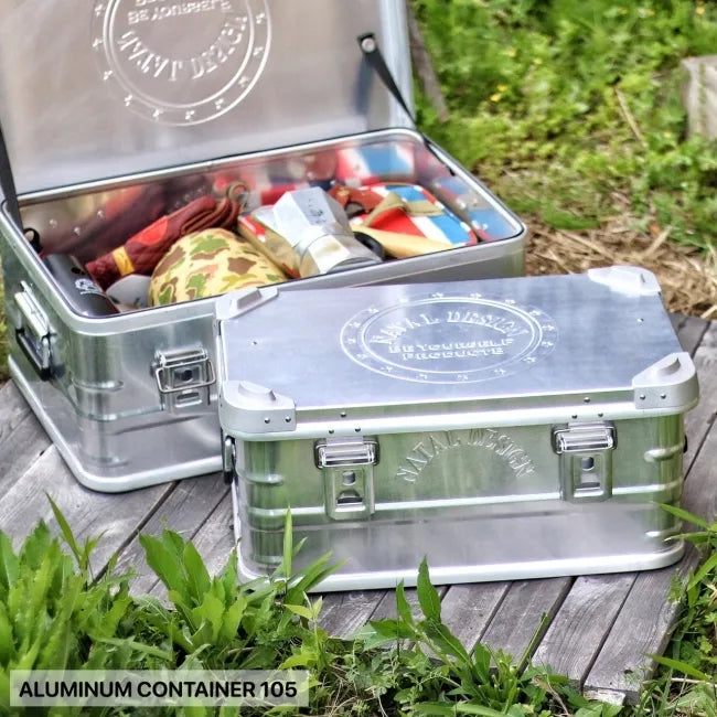 ALUMINUM CONTAINER 105 SILVER