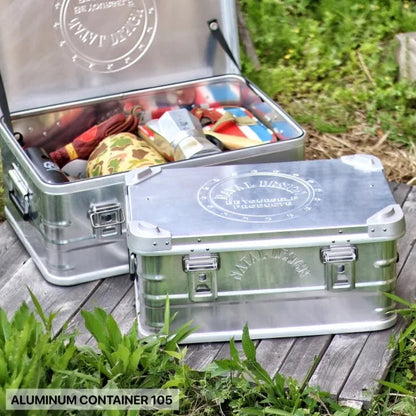 ALUMINUM CONTAINER 105 SILVER