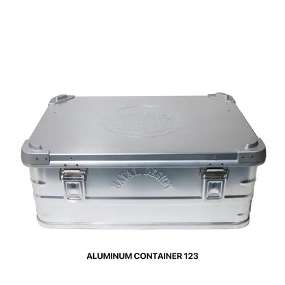 ALUMINUM CONTAINER 123 SILVER