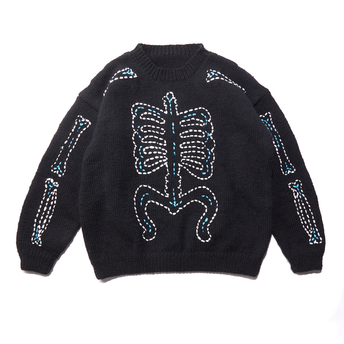 【HSH先行発売：12月中旬以降のお届け予定】BONE KNIT SWEATER